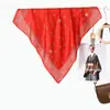 Bufanda Pequeña de Seda Retro para Mujer de 70 cm Transfronteriza al por Mayor, Bufanda Decorativa para el Cuello Sencilla y Elegante, Pañuelo de Cabeza de Moda, Lazo para el Cabello