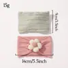 Venta Caliente de Exportación Europea y Americana Set de Diademas para Bebé Diadema de Nylon Suave con Flor para Bebé Niña Diadema Suave para Cabello de Bebé 4117
