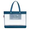 Bolsa de Mensalidade de Grande Capacidade Transparente Portátil Estudante Carregando Bolsa de Livros Botões de Pressão Bolsa de Mensalidade Saco de Armazenamento de Provas Saco de Classificação por Matéria