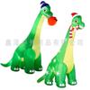Modelo de gas de dinosaurio de Halloween transfronterizo Modelo de gas de Diplodocus navideño Modelo de gas luminoso de calabaza Accesorios de decoración para patio 13 pies