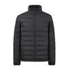Nueva chaqueta de plumón para otoño e invierno para hombre con cuello alto, abrigo de invierno casual de moda para mujer, ligera y cálida, hecha con plumón de pato blanco, adecuado para parejas