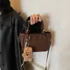 Diseño de Nicho Textura Casual Bolso de Moda Otoño Nueva Tendencia Bolso de Hombro Cruzado 2025 Bolso Cubo para Mujer