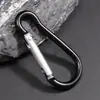 Mosquetón de Aleación de Aluminio en Forma de D, Ligero para Acampar y Senderismo al Aire Libre, Gancho para Botella de Agua y Mochila, Hebilla de Metal Multicolor con Capacidad de Carga