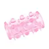 Anel de Castidade Travável Terapêutico com Contas Grandes de Dente de Lobo, Anel de Retardamento Peniano para Casais, Preservativo de Cristal para Homens e Mulheres, Brinquedo Sexual