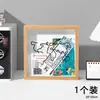 Caixa de Armazenamento de Ingressos, Caixa de Armazenamento de Ingressos de Cinema e Shows, Grande Decoração de Parede Branca, Porta-Retrato Comemorativo de Fragmento de Tempo