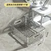 Caja de Almacenamiento de Escritorio Patrón Glaciar Cosméticos Cesta Transparente Dormitorio Organizador de Cajones para Mascarillas Snack Estante de Almacenamiento Varios