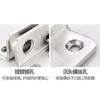 Cerradura de puerta de acero inoxidable, pestillo, hebilla de puerta, candado, cerrojo, cerradura de puerta de gabinete, puerta corrediza, cerradura de puerta corrediza, hebilla, inodoro, nuevo producto