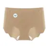 Pantalillas de verano para mujer de seda helada elástica sin costuras, que cubren la cadera, entrepierna de algodón puro, cómodas, amigables con la piel, transpirables, bragas de cintura media para mujer