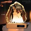 Lámpara de noche de cristal estilo celebridad para dormitorio, decoración, un regalo para niñas, mejores amigas, novias en aniversarios o cumpleaños