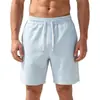 Amazon Pantalones Cortos para Hombre Transfronterizos TK Multicolores Lino Raya Vertical Bermuda con Cordón Transpirables Casuales Deportivos