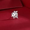 Nuevos pendientes de botón individuales de estilo chino, moda nacional, seguros, felices, de la fortuna, plata de ley 999, alta calidad, novedad 2024, pendientes populares para el Año Nuevo
