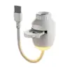 Lâmpada de Mesa Modelo Novo 2026 para Quarto Mesinha de Cabeceira Noturna Proteção Ocular para Dormir com Folhas de Vidro Substituíveis Luz Noturna com Projeção de Céu Estrelado USB