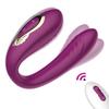 Huevo vibrador con forma de C Avril Twist, huevo vibrador con doble cabeza Avril, huevo vibrador con forma de C para masturbación femenina.