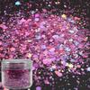 Lantejoulas populares para unhas 15g em frasco glitter laser glitter pó de glitter areia movediça moldagem por injeção de epóxi artesanato joias