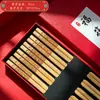 Palitos de Bambu Nan com Estampa Rica de Panda Um Por Pessoa Um Palito Conjunto Caixa de Presente Doméstico Sem Pintura Sem Cera Antiderrapante Pode Gravar Logo