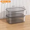 Caja de almacenamiento transparente para el hogar, caja de plástico para guardar juguetes y snacks, tamaño grande, engrosada, organizador de ropa para armario, cesta de almacenamiento