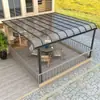 Techo de aleación de aluminio para resistencia, Alero, Toldo doméstico, Toldo para patio y balcón, Protección solar, Cobertizo para terraza, Cochera