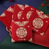 Envelopes vermelhos de casamento, mini envelopes vermelhos para a recepção do noivo, envelopes criativos com o caractere "feliz" para recém-casados, pequenos envelopes para presentes de casamento, lembrancinhas de 100 yuans