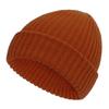 Comercio exterior otoño e invierno Nuevo gorro de punto con pompón lana patrón vertical cálido engrosado gorro de punto masculino y femenino fiesta de cumpleaños para bebé