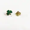 Día de San Patricio Broche de Trébol de Cuatro Hojas Ropa Bolsa Cartoon Punto Aceite Broche de Trébol de la Suerte Accesorios