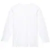 Camiseta lisa de manga larga 2023 nueva camiseta de manga larga con cuello redondo para hombre y mujer