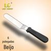 Espátula de creme beijo torto de 6 polegadas faca de creme para assar cabo de plástico qualidade profissional alta qualidade