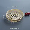 Productos Tejidos de Bambú Hechos a Mano Criba de Bambú Cesta de Bambú Bandeja para Dim Sum Paleta Recogedora Redonda Tejida para el Hogar Cesta de Almacenamiento Fruta Qin Xuan
