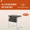 Mesita de noche, Mesa auxiliar para sofá con ruedas, Mesa de ordenador móvil, Mesa pequeña plegable, Mesita de noche, Mesa para portátil
