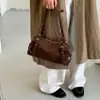 Bolso de almohada simple casual estilo coreano para mujer, nuevo bolso de moda 2026 para llevar debajo del brazo, bolso de hombro de gran capacidad a la moda para el día a día
