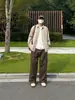Marca independiente: Camisa de manga larga a cuadros suelta de estilo retro japonés para primavera y otoño con un toque casual y relajado para hombres y mujeres