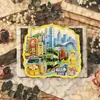 Imanes de Nevera Acrílicos de National City Pekín Hangzhou Shanghái Chongqing Changsha Atracciones Turísticas Imanes de Nevera Culturales y Creativos