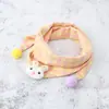 Bufanda coreana a cuadros de doble abrigo para otoño e invierno, bufanda para niños, bufanda de algodón con animales de dibujos animados, explosiones al por mayor