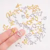 Accesorios de Joyería DIY de Acero Inoxidable de Venta Caliente Transfronteriza, Colgantes de Letras Inglesas Grandes que Conservan el Color, Dijes Decorativos para Pulsera y Collar