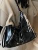 Bolsa de Grande Capacidade Popular Feminina Bolsa de Ombro Verão 2025 Nova Bolsa Transversal Simples Tendência da Moda Bolsa Mochila