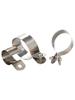 Acero Inoxidable 304 Abrazadera de Puesta a Tierra Ohm Abrazadera para Tubería Abrazadera de Caballo Soporte Hebilla para Tubería Abrazadera para Manguera Tubería de Agua 100