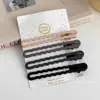 Presilhas de Cabelo de Alta Qualidade Sem Costura para Meninas, Presilhas Bico de Pato para Franja Lateral, Presilhas para Testa para Maquiagem e Lavagem Facial, Grampos de Cabelo Retos, Acessórios de Cabelo