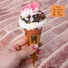 Soporte de Exhibición para Bebé Leche Caliente Modelo Soporte para Cono de Helado Soporte de Cono Puesto de Comerciante Hotel Snack Transparente