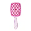 Cor Prata Transparente Pente Vazado Venda Quente Transfronteiriça Pente de Cabelo em Grade Pente Massageador Pente de Cabelo com Formato Fofo