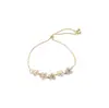 Pulsera Coreana tipo Pétalo para Mujer, Popular entre Celebridades de Internet, Pulsera Mejor Amiga para Estudiantes, Estilo Coreano, Simple, Diseño de Nicho, Única