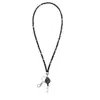 Cordón Transfronterizo de Malla Incrustado con Diamantes Colgante Brillante para Identificación Llavero Metálico Cadena para Colgar Insignia de Teléfono Móvil para Mujer Antiperdida