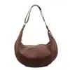 Bolsa Tote Retrô de Nicho para o Dia a Dia, Bolsa Dumpling para Mulheres, Novo Estilo de Moda Inverno 2025, Bolsa de Ombro Único Transversal de Luxo Leve