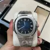 Explosiones Transfronterizas Reloj para Hombres Sentido Avanzado Nautilus Hueco Impermeable Luminoso Automático Mecánico Cabello