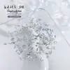 Champagne Transparente Marquise Zircón Super Brillante Joyería para Uñas Transparente Fondo Puntiagudo Forma de Gota de Agua con Alas de Mariposa Diamante para Uñas Joyería al por Mayor