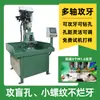 Máquina de Rosquear Automática, Máquina de Rosquear com Servo, Máquina de Rosquear Multi-Eixos, Equipamento Servo Duplo para Rosqueamento Síncrono de Múltiplos Furos