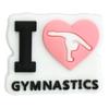 Dibujos animados de gimnasia transfronterizos cuentas quemadas bolígrafo de cuentas DIY bola de cuentas cuentas hechas a mano accesorios de goma suave de PVC cuentas sueltas en stock al por mayor