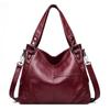 Elegante bolso bandolera transfronterizo OL moda para ir al trabajo bolso de empalme de cuero genuino 2020 nuevo bolso grande de piel de vaca para mujer