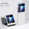 Nova Capa de Celular para Motorola razr 40 Ultra Tela Dobrável razr40 Fosca Sensação de Pele Capa Rígida