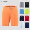 Lagcen Langchen Deportes Profesional Secado Rápido Puede Entrar al Agua Vacaciones en la Costa Color Sólido Pantalones Cortos Sanya Surf Pantalones de Playa para Hombre