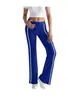 2026 Transfronterizo Amazon Moda para Mujer Color Sólido Cordón Cintura Elástica Pierna Ancha Pantalones Deportivos Casuales Largos