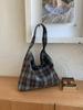 Nova Bolsa de Tecido Bolsa Tote Estudante Portátil Simples Casual Bolsa de Axila Feminina Grande Capacidade para o Trabalho Estilo Floresta Tendência Bolsa de Ombro